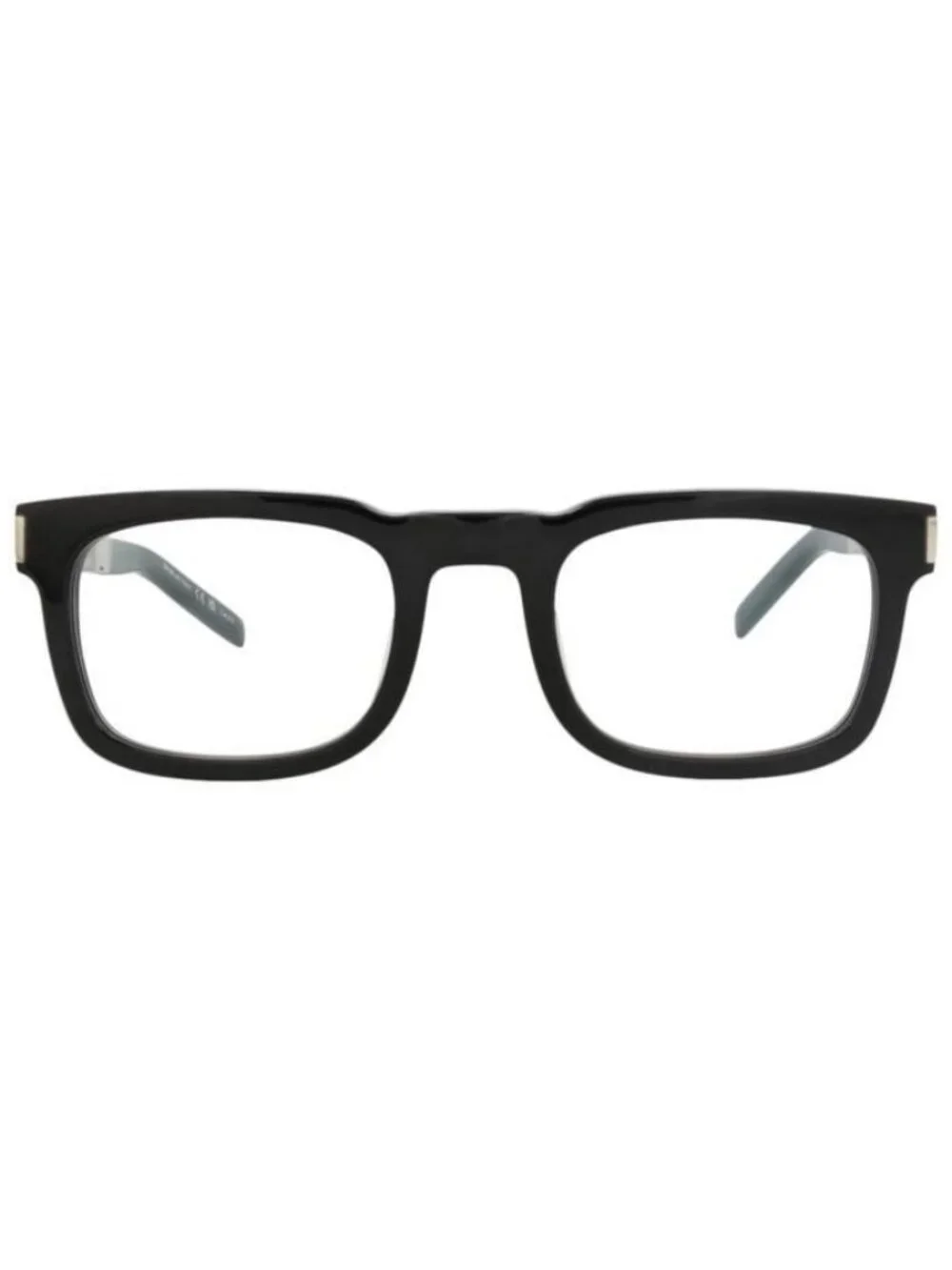New Saint Laurent Unisex Square/Rectangle Black Silver Transparent Fashion Desig